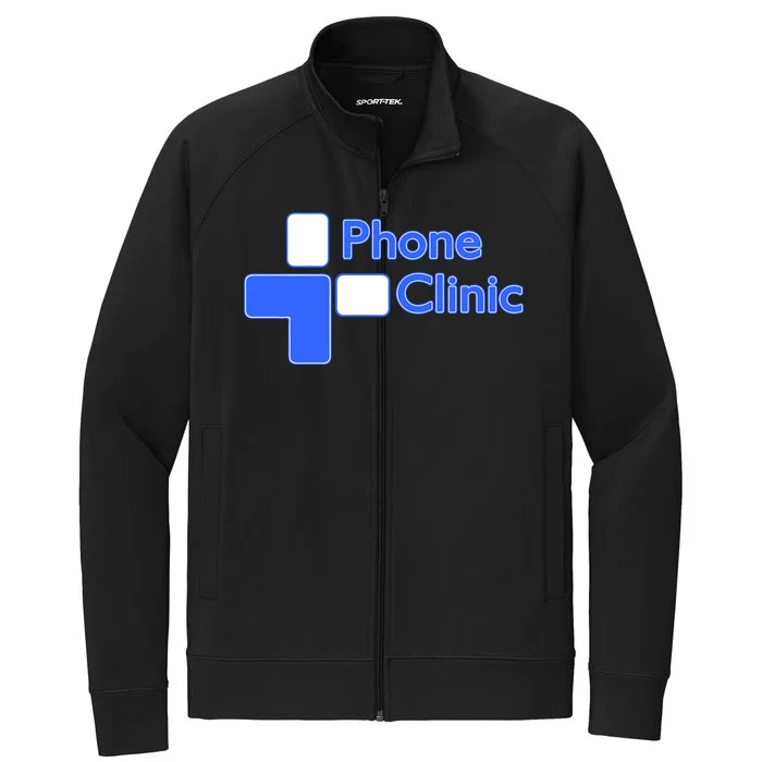 Phone Clinic Polo Stretch Full-Zip Cadet Jacket - Front