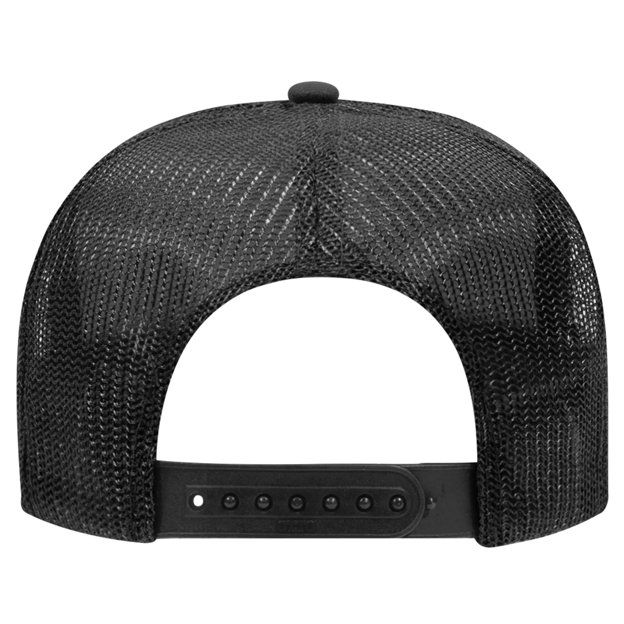 Personalize Sports Team City Name College Arch Custom Text Trucker Hat - Back