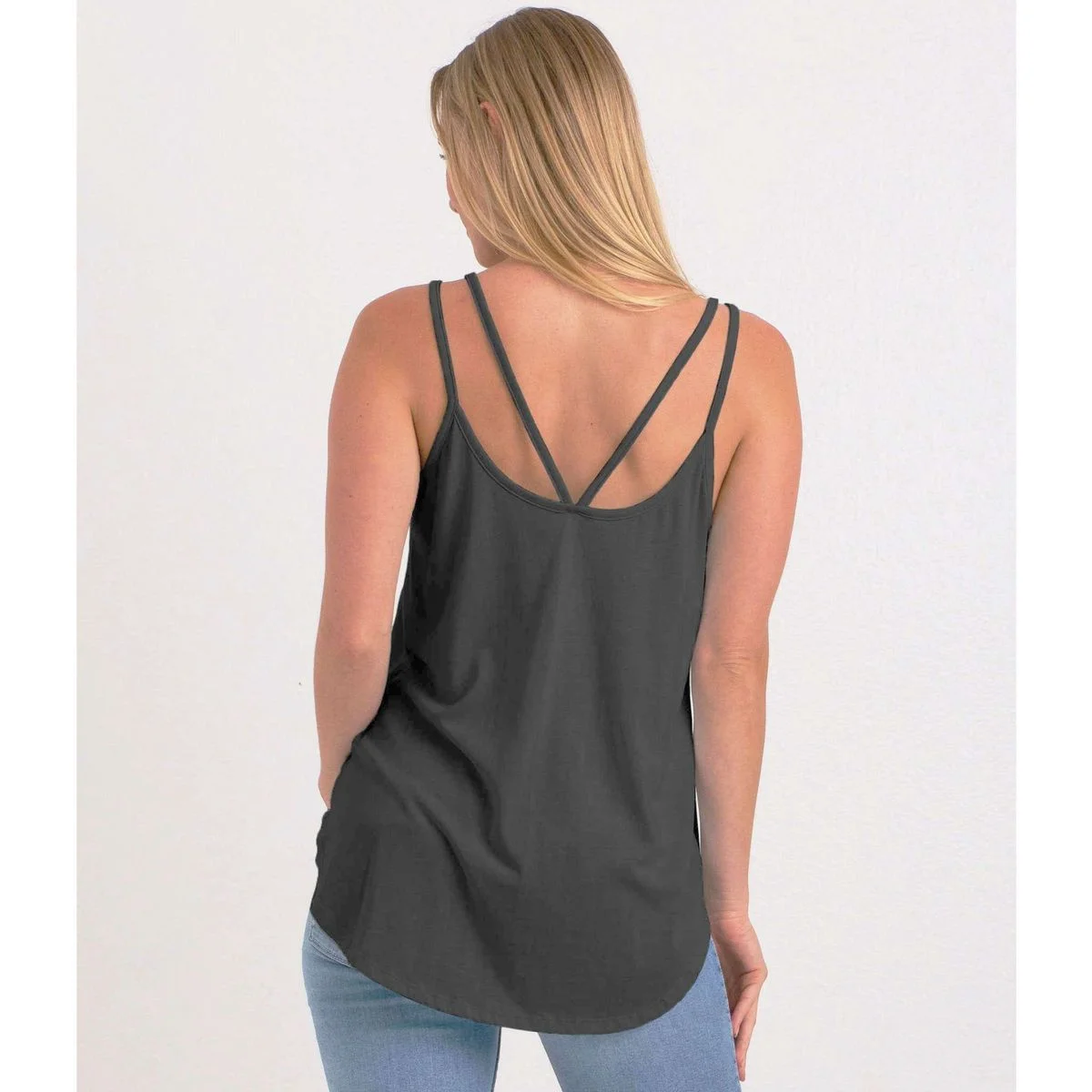 Create Your Own Custom Women's Strappy Tank - Back