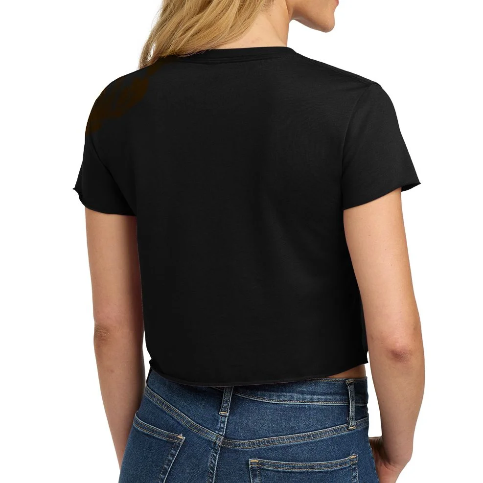 Dance Studio EST Name Customizable Women's Crop Top T-Shirt - Back 1