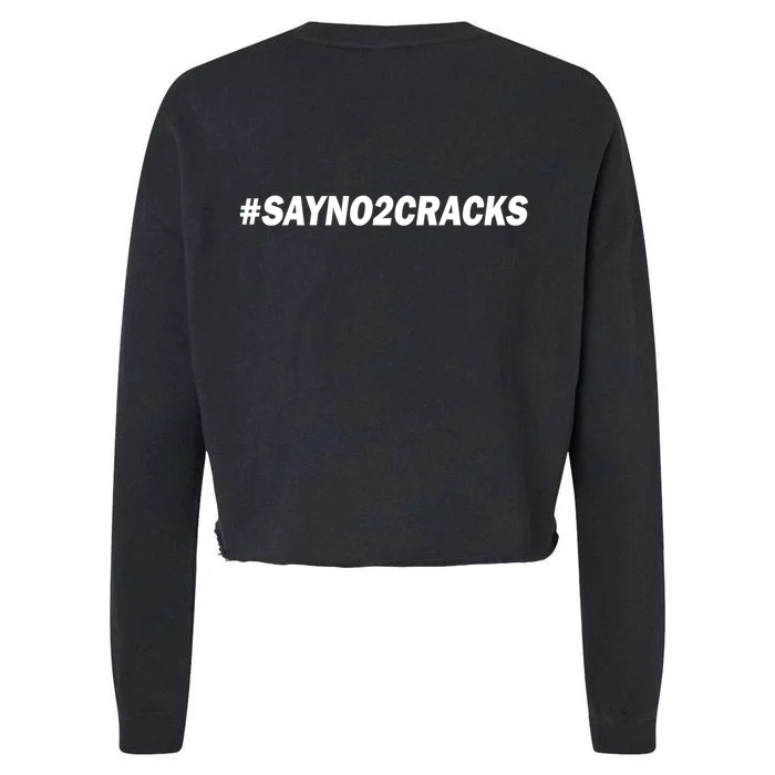 Phone Clinic Cropped Pullover Crew - Back