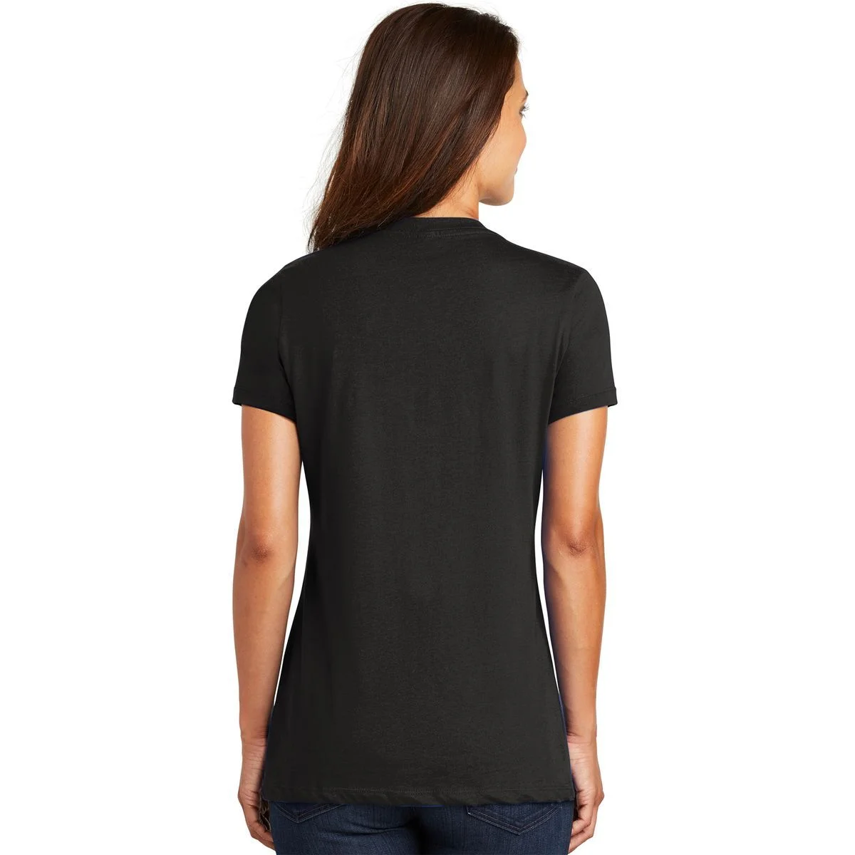 Create Your Own Custom Women's V-Neck T-Shirt - Back