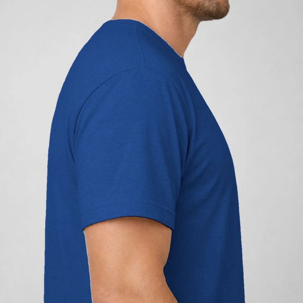 I Wear Blue For Custom Persoanlized Text Autism Awareness T-Shirt - Right Sleeve