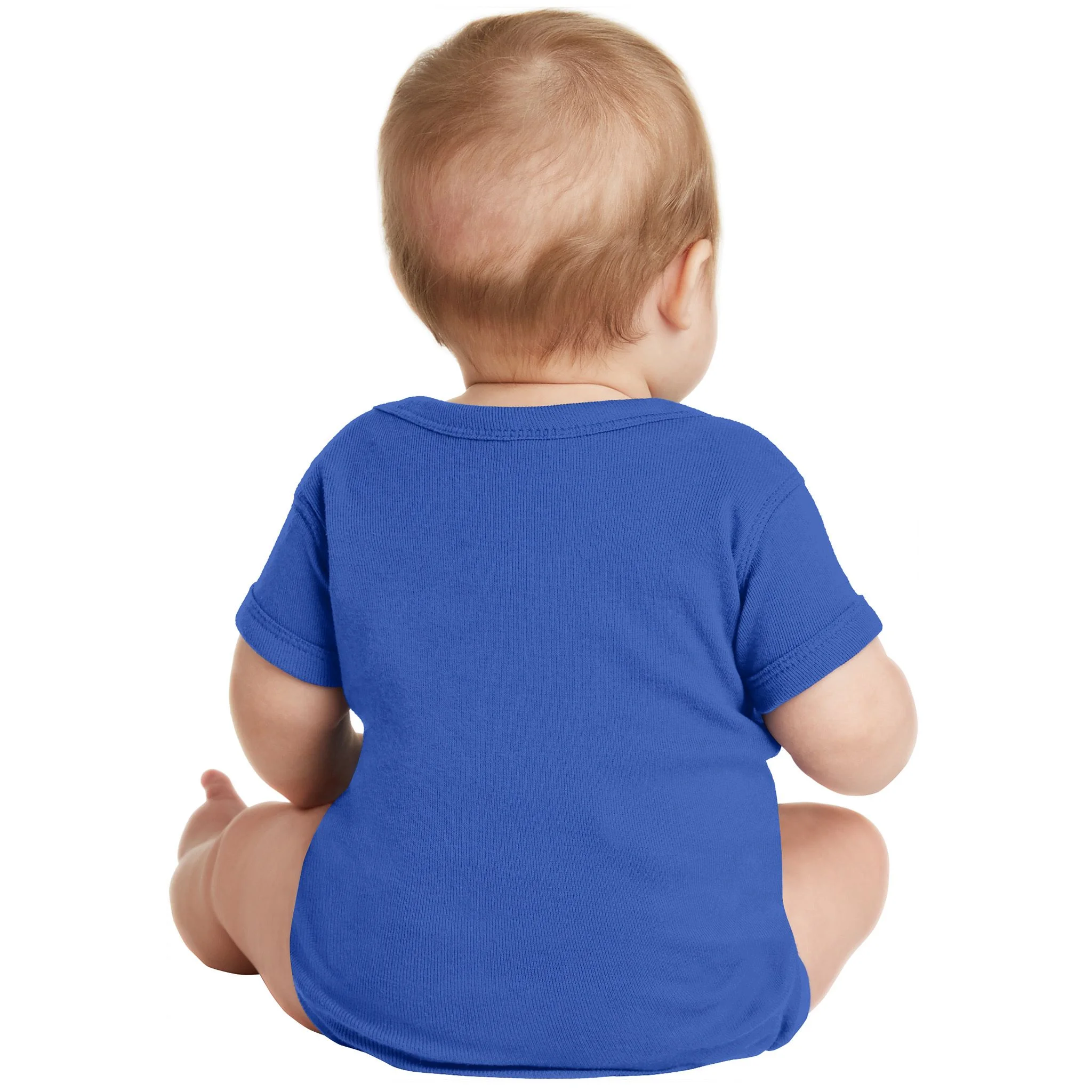 Personalized Captain Autism Puzzle Shield Custom Baby Bodysuit - Back