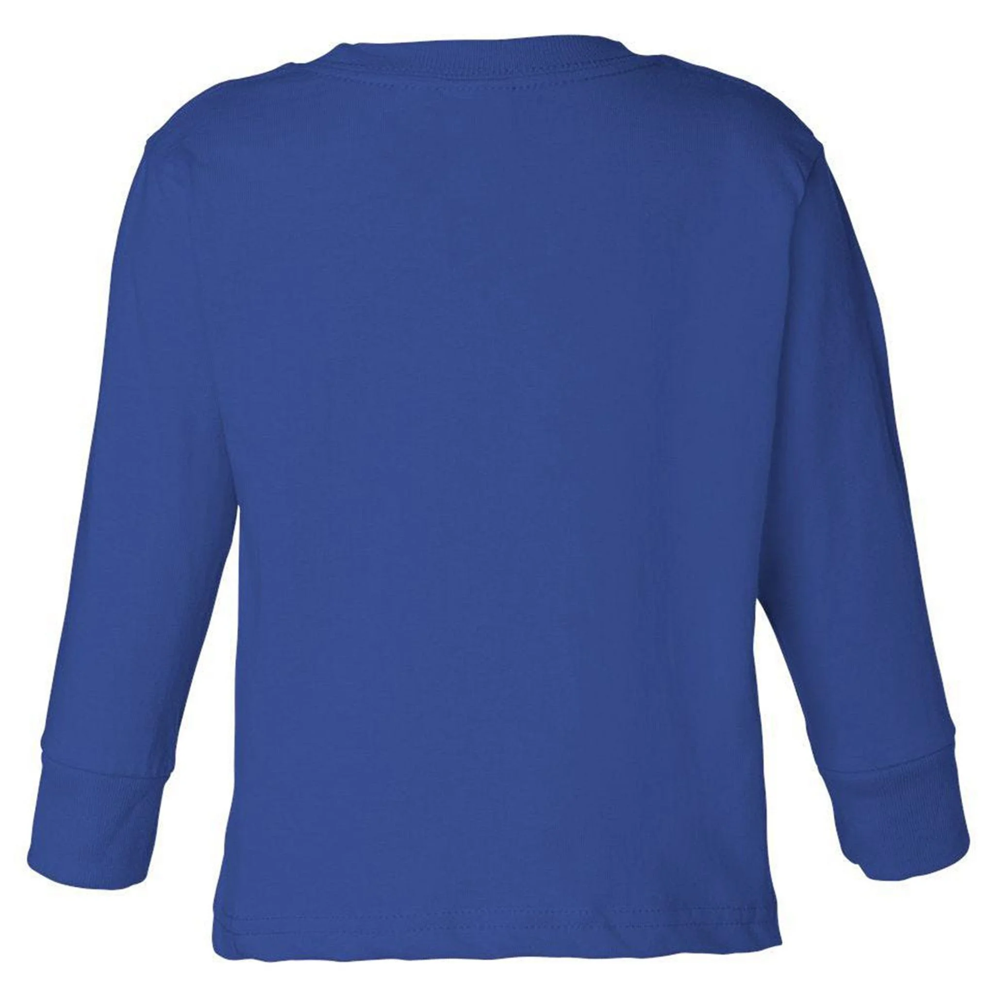 Personalized Autism Awareness Flag Custom Text Toddler Long Sleeve Shirt - Back