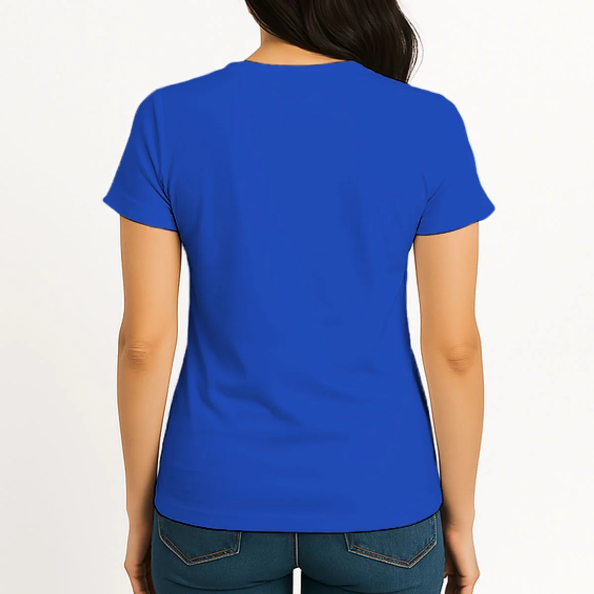 Personalized Autism Awareness Flag Custom Text Women's T-Shirt - Back