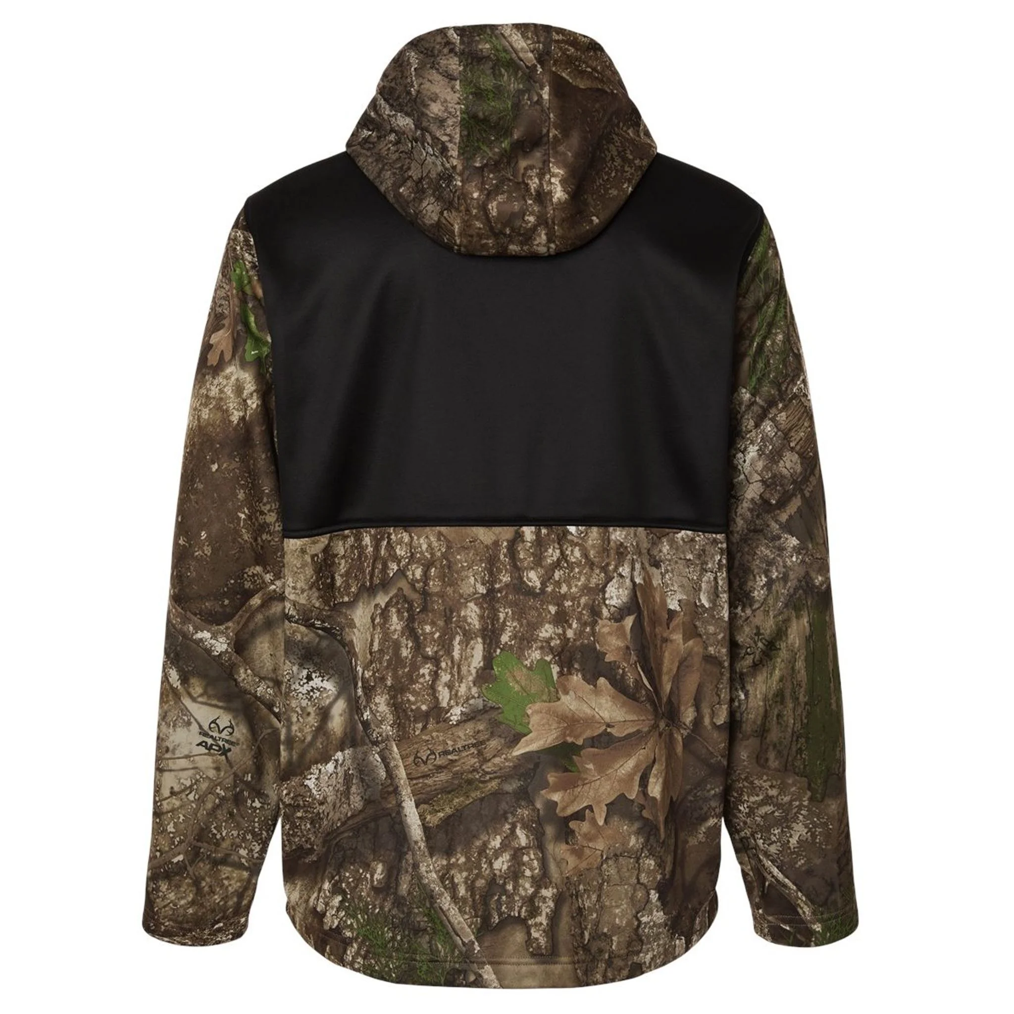 Create Your Own Custom RealTree Men's Performance Colorblocked Full-Zip Hoodie - Back