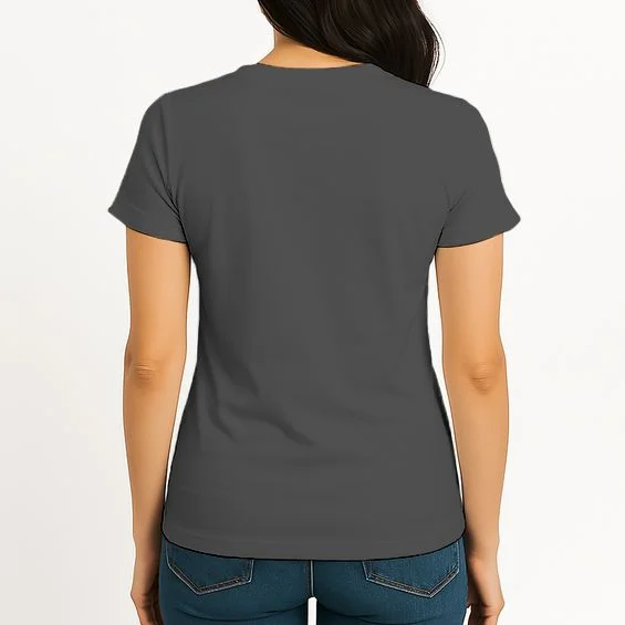 Custom Bridesmaid Upload Photo Personalized Bridesmaid Women's T-Shirt - Back