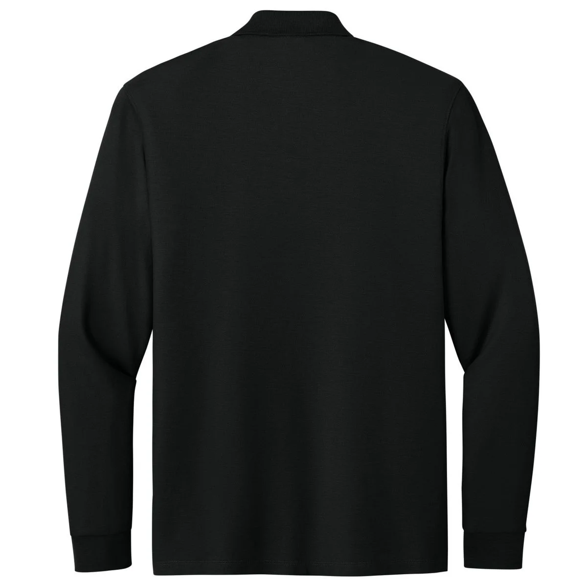 Create Your Own Custom Wearever Signature Pique Long Sleeve Polo - Back