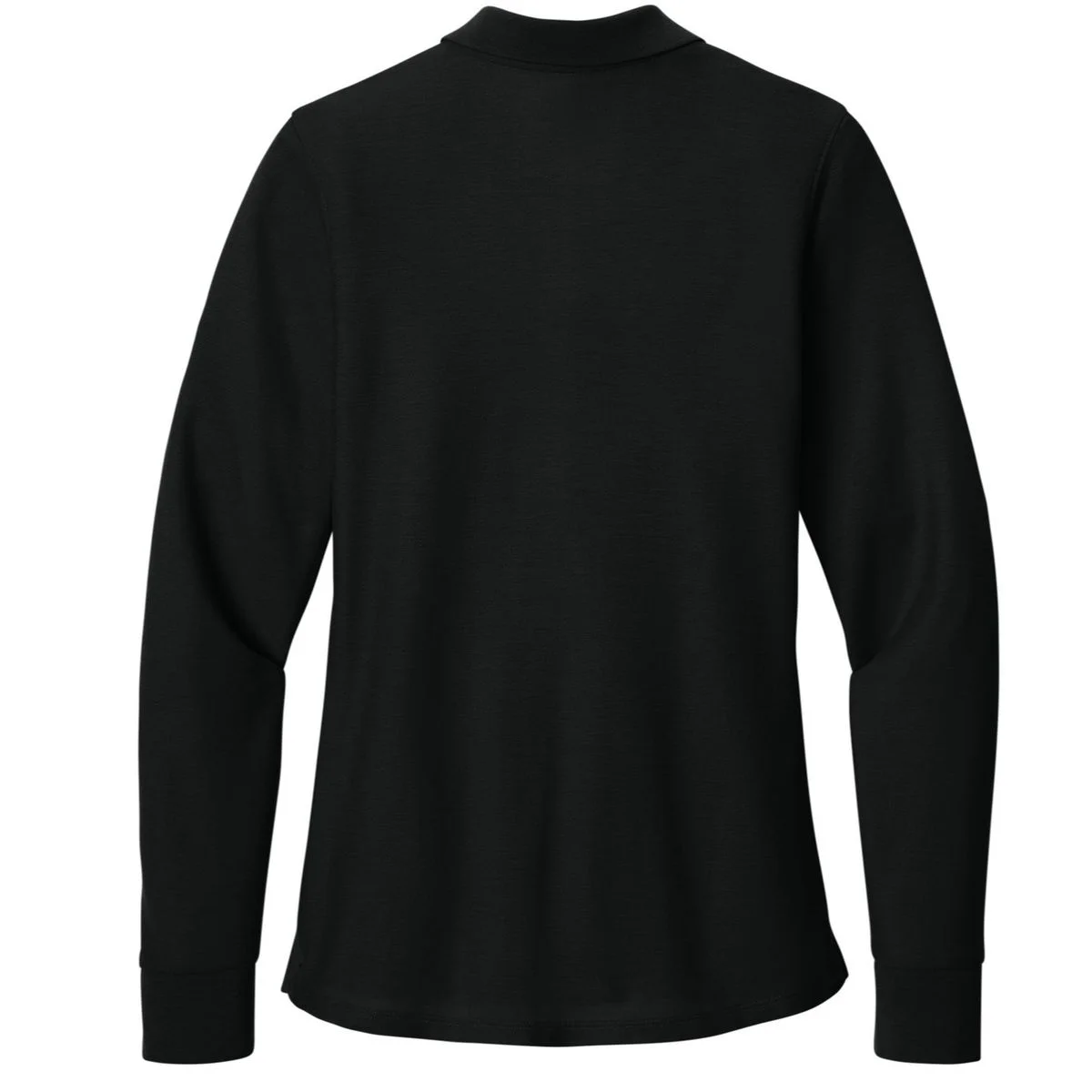 Create Your Own Custom Port Authority Women's Wearever Signature Pique Long Sleeve Polo LK200LS - Back