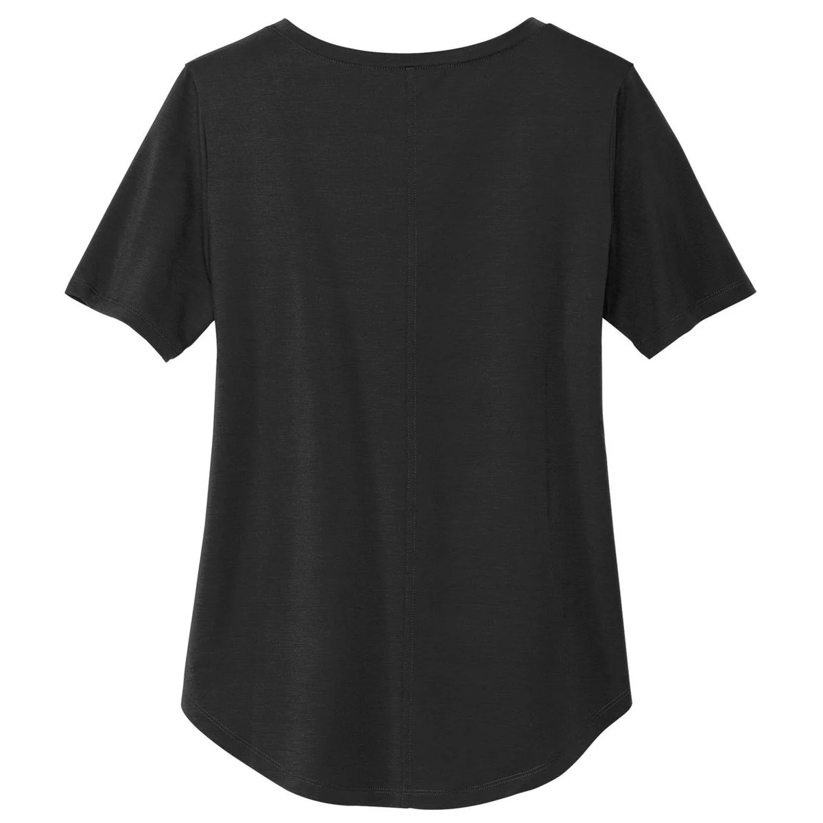 Create Your Own Custom Women's Stretch Jersey Relaxed Scoop T-Shirt - Back