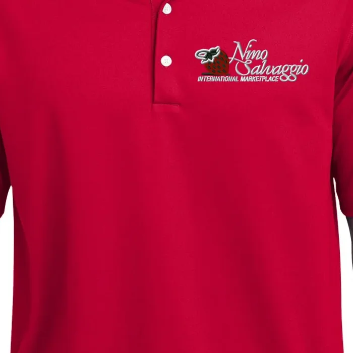 Nino Salvaggio Embroidered UV Micropique Polo - Front - Close-up