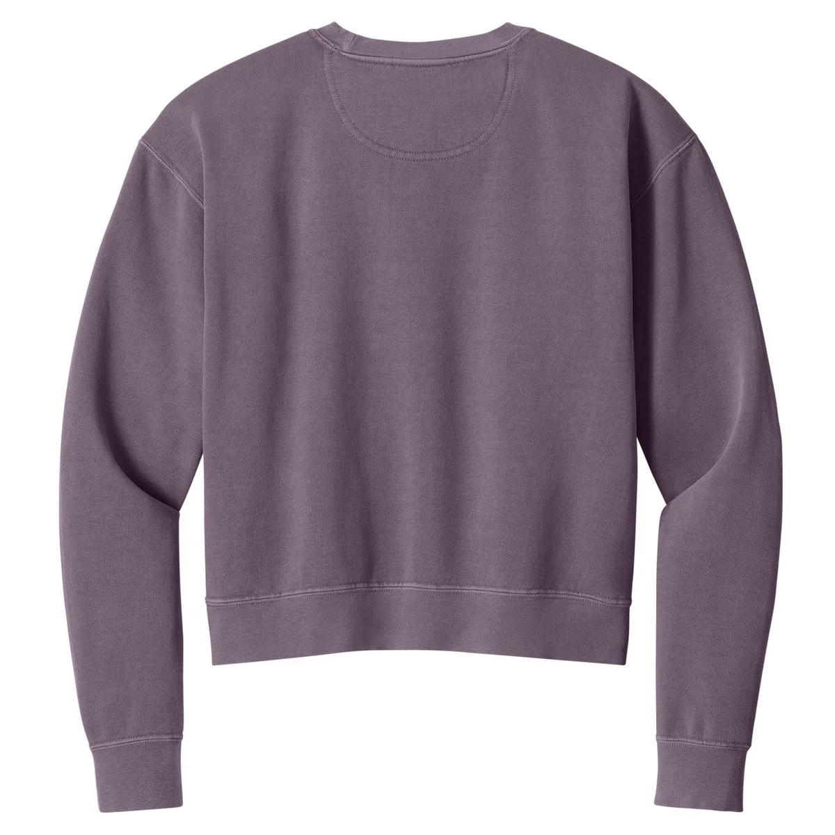 Create Your Own Custom Comfort Colors Women's Mid-Length Crewneck Sweatshirt - Back