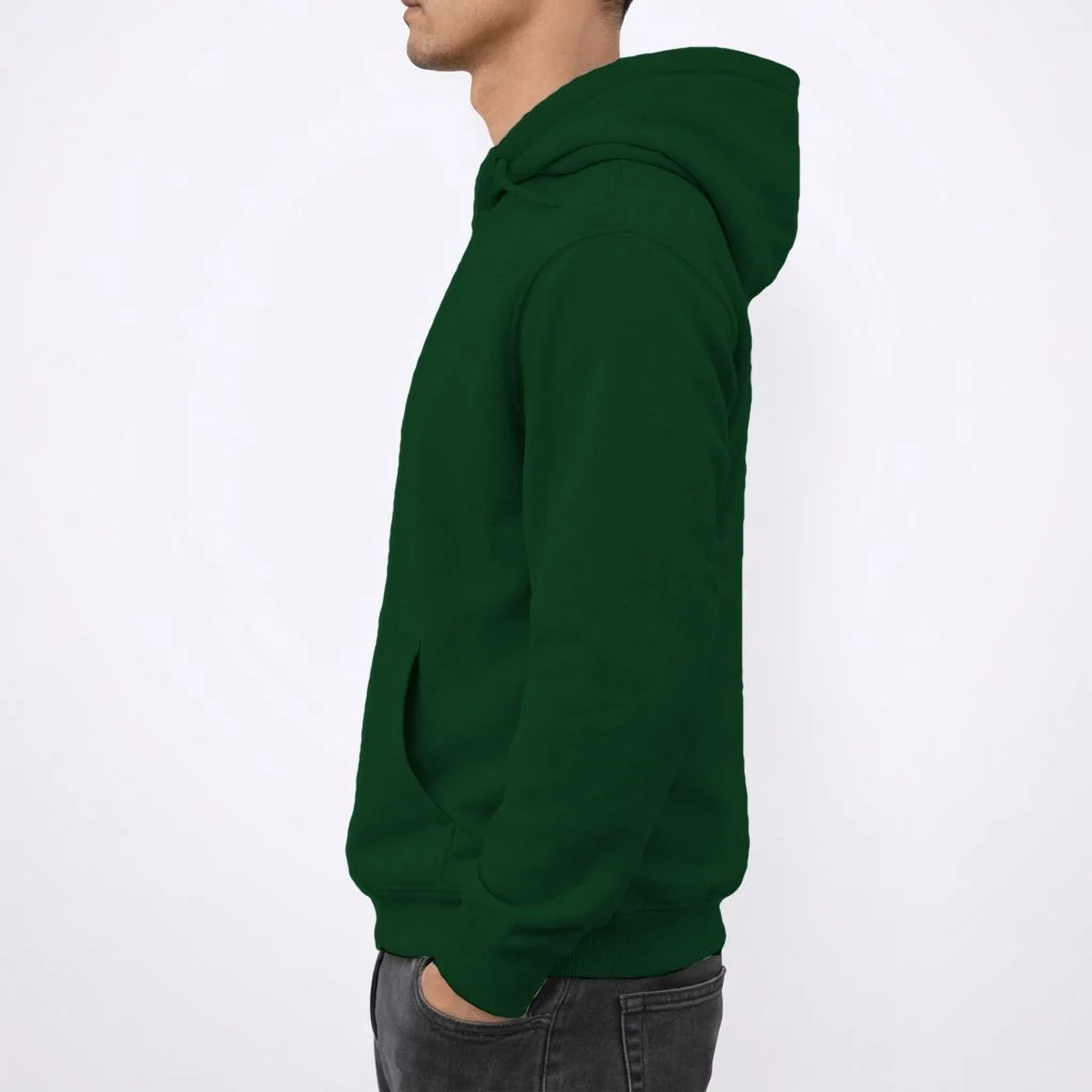 Christmas Family Name Personalized - Custom Holiday Family Gift Men's Hoodie - Left Sleeve