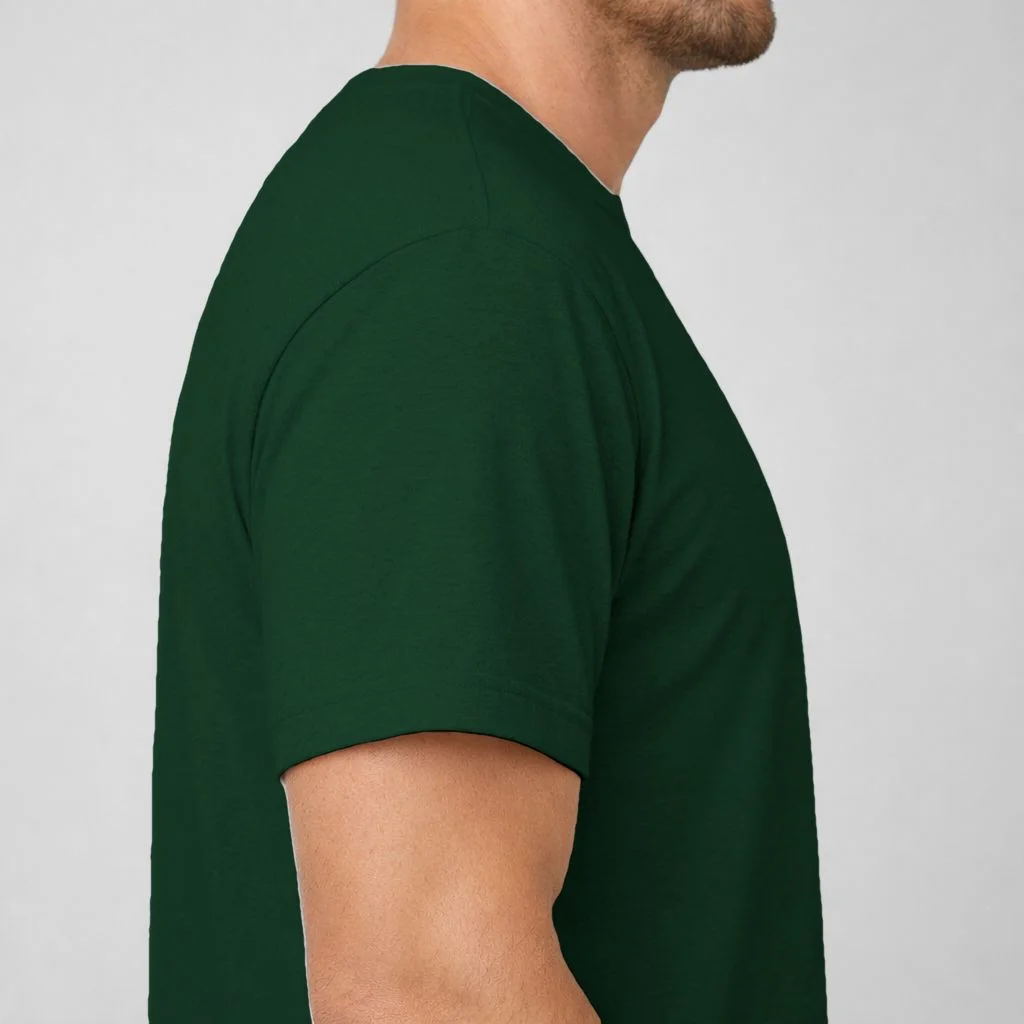 Christmas Family Name Personalized - Custom Holiday Family Gift Men's T-Shirt - Right Sleeve
