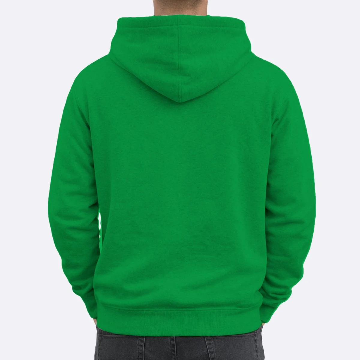Custom Leprechaun Face Personalized St Patricks Day Hoodie - Back 1