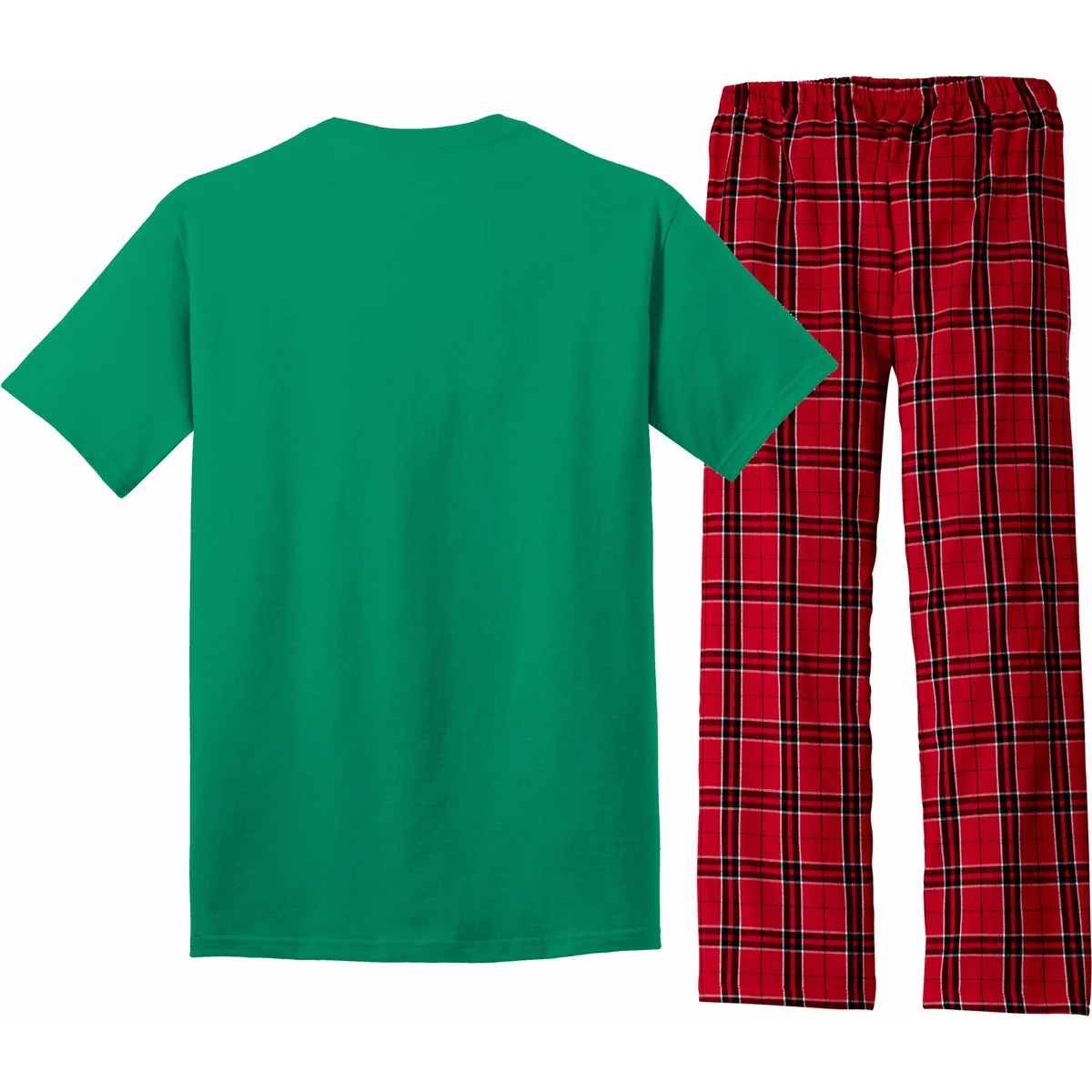 Custom Leprechaun Face Personalized St Patricks Day Pajama Set - Back