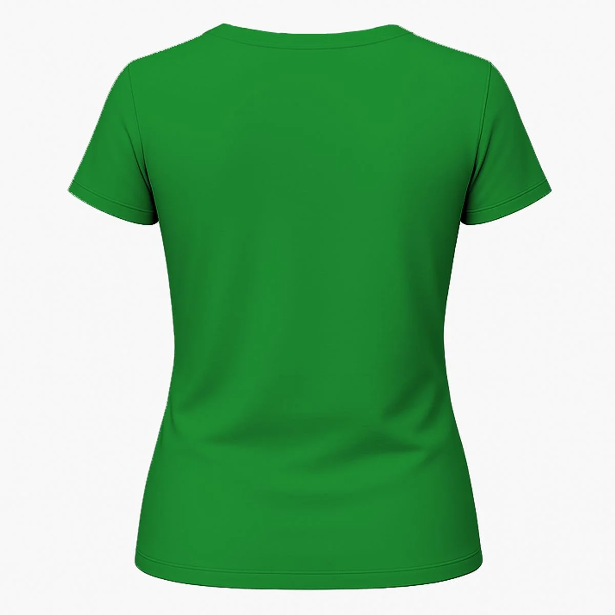 Custom St. Patrick's Day Clover Name – Personalized Lucky Shamrock Women's T-Shirt - Back 1