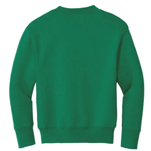 Custom Leprechaun Face Personalized St Patricks Day Kids Sweatshirt - Back