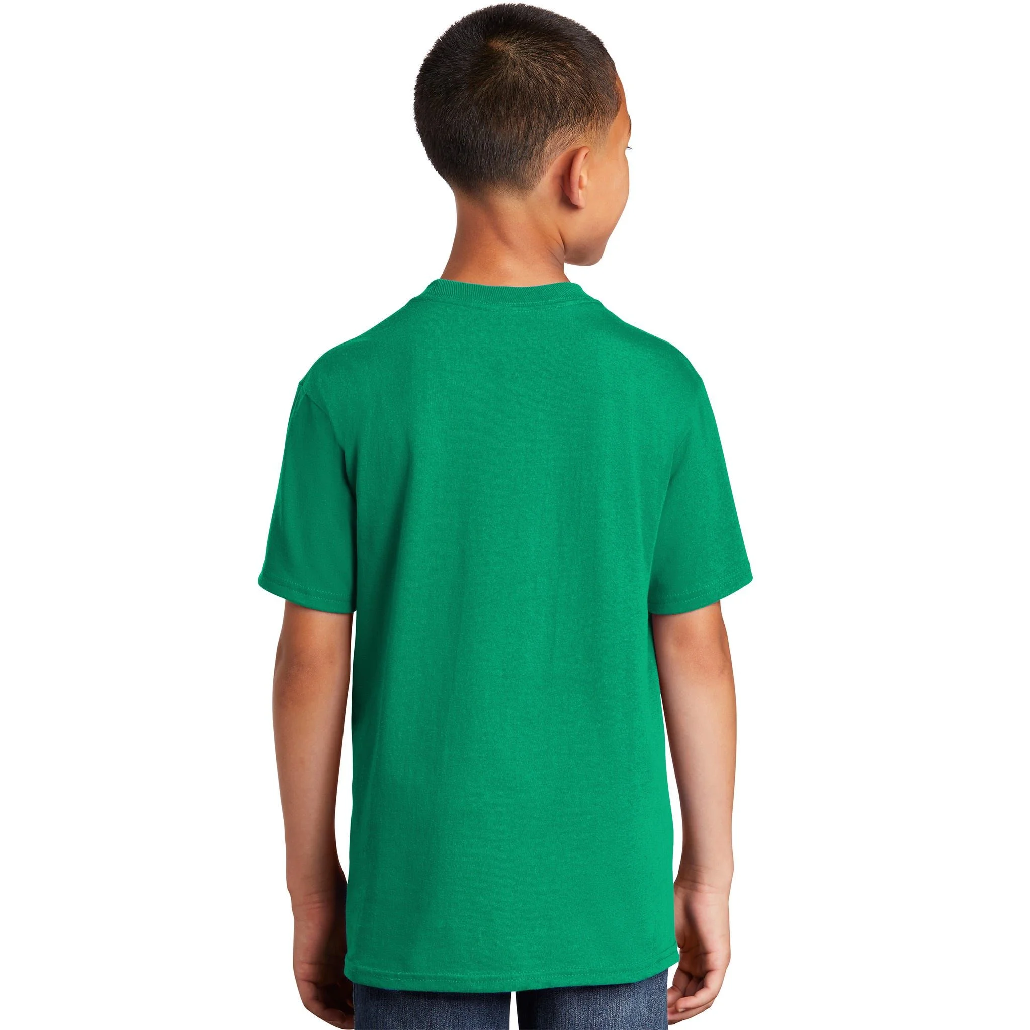 Custom Leprechaun Face Personalized St Patricks Day Kids T-Shirt - Back