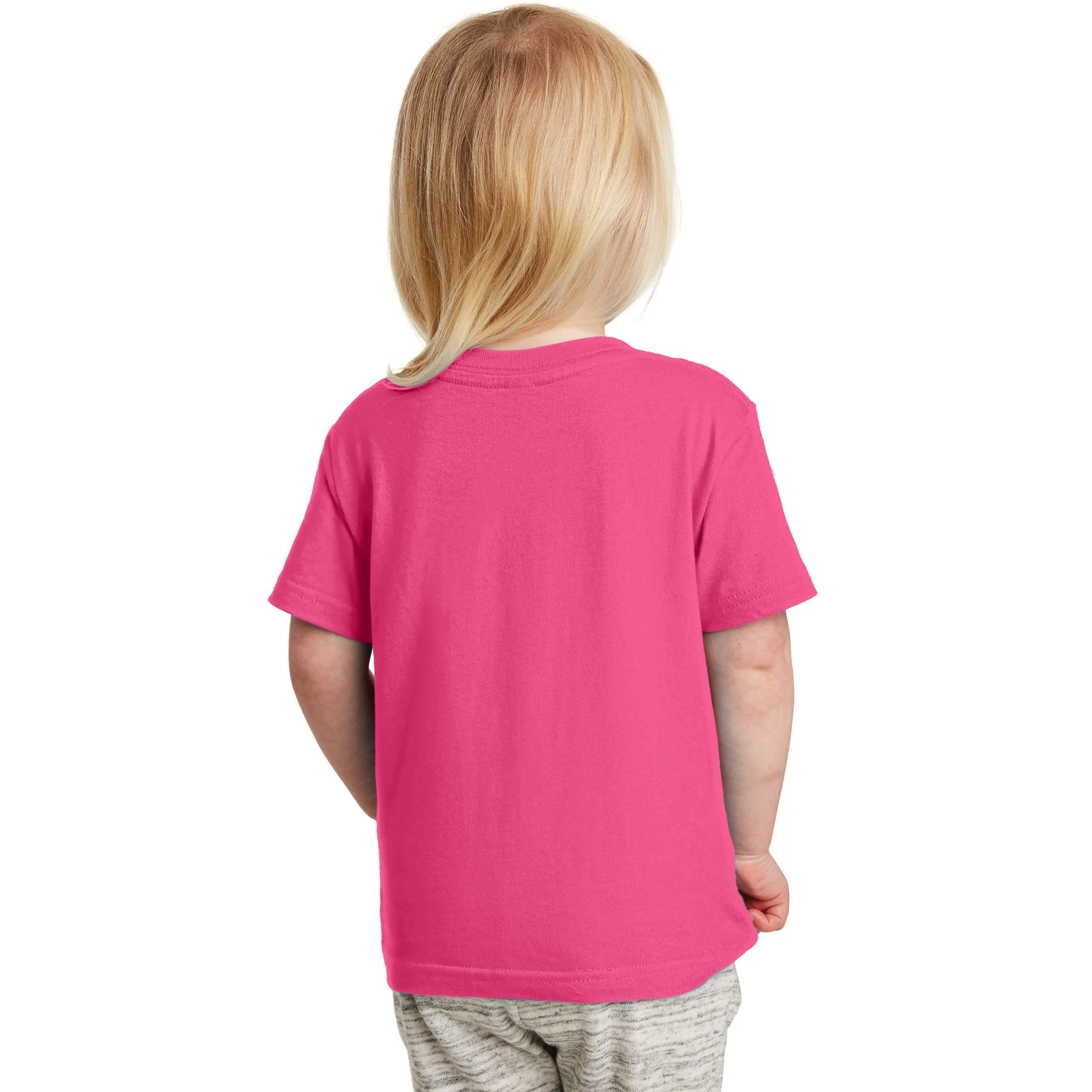 MAMA Blue Checkered Customizable Toddler T-Shirt for Mother's Day - Back