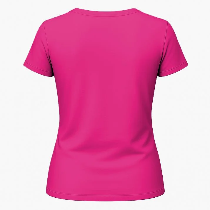 MAMA Blue Checkered Customizable Women's T-Shirt for Mother's Day - Back 1