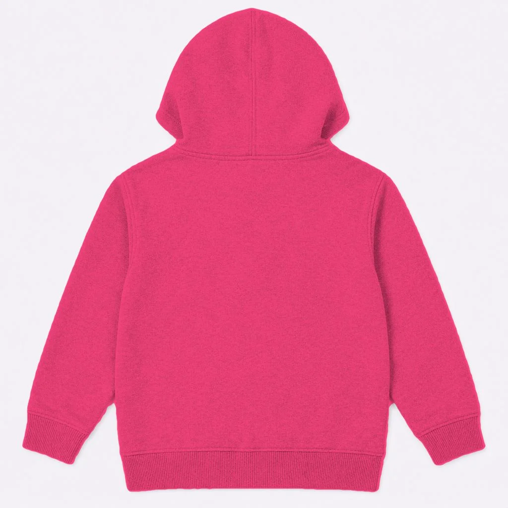 MAMA Blue Checkered Customizable Kids Hoodie for Mother's Day - Back