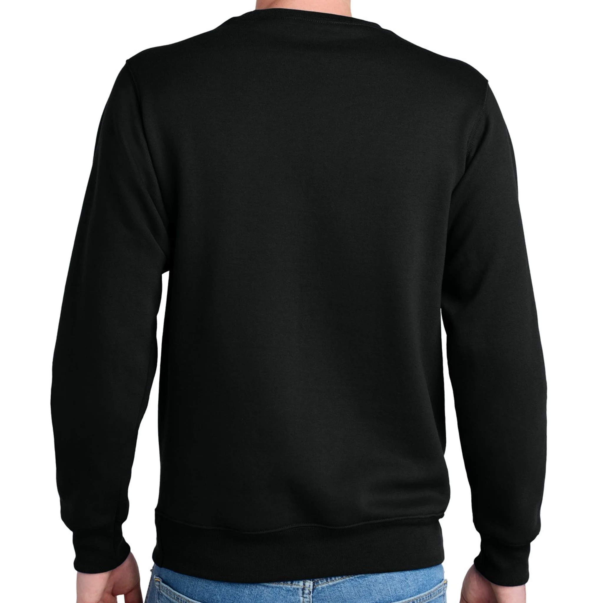 Create Your Own Custom Men's Fleece Pocket Sweatshirt - Back 1
