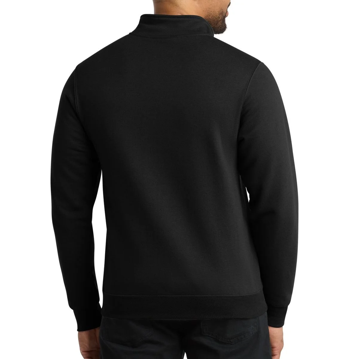 Create Your Own Custom Core Fleece Quarter-Zip Pullover Sweatshirt - Back 1