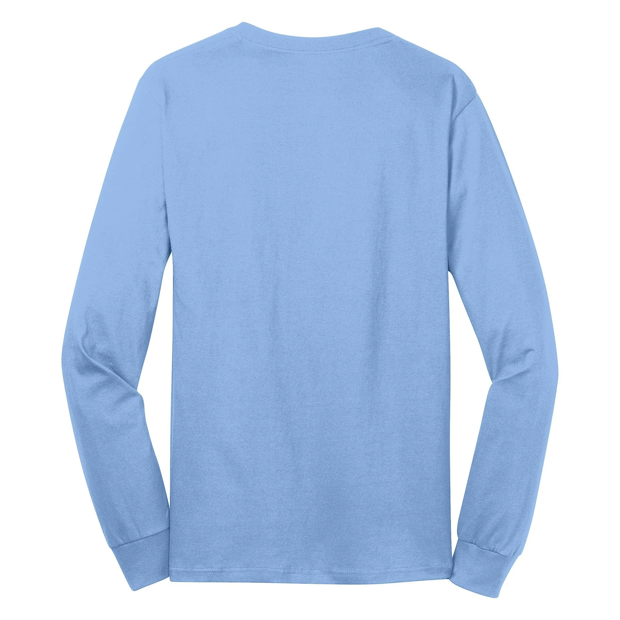 Custom Quote T-shirt - Personalized Text & Inspirational Saying Tee Men's Long Sleeve Shirt - Back