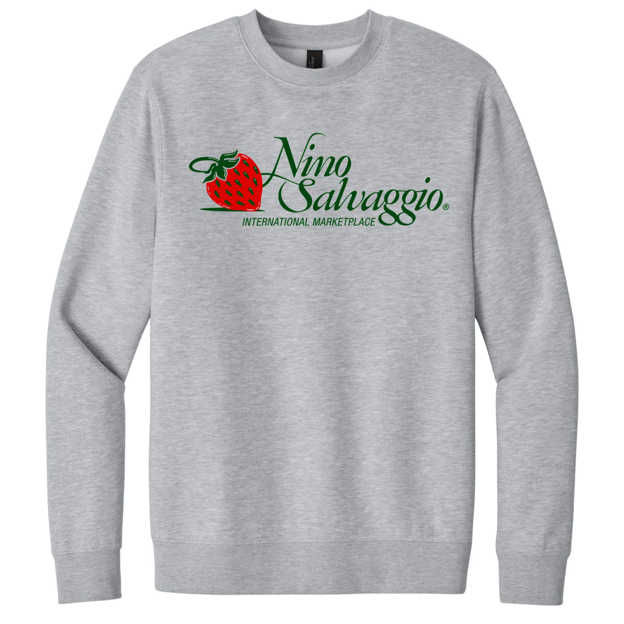 Nino Salvaggio Full Color Logo District V.I.T. Fleece Crew Sweatshirt DT6104 - Front