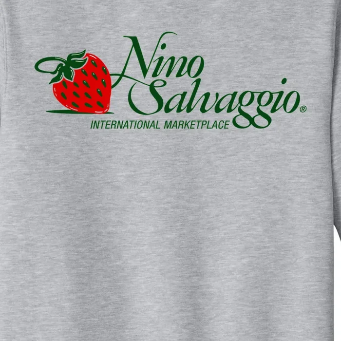 Nino Salvaggio Full Color Logo District V.I.T. Fleece Crew Sweatshirt DT6104 - Front - Close-up