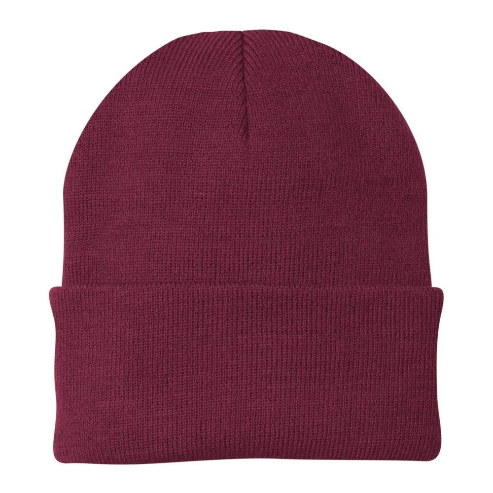 Custom Game Team Personalized Mascot Name Sports Spirit Beanie - Back