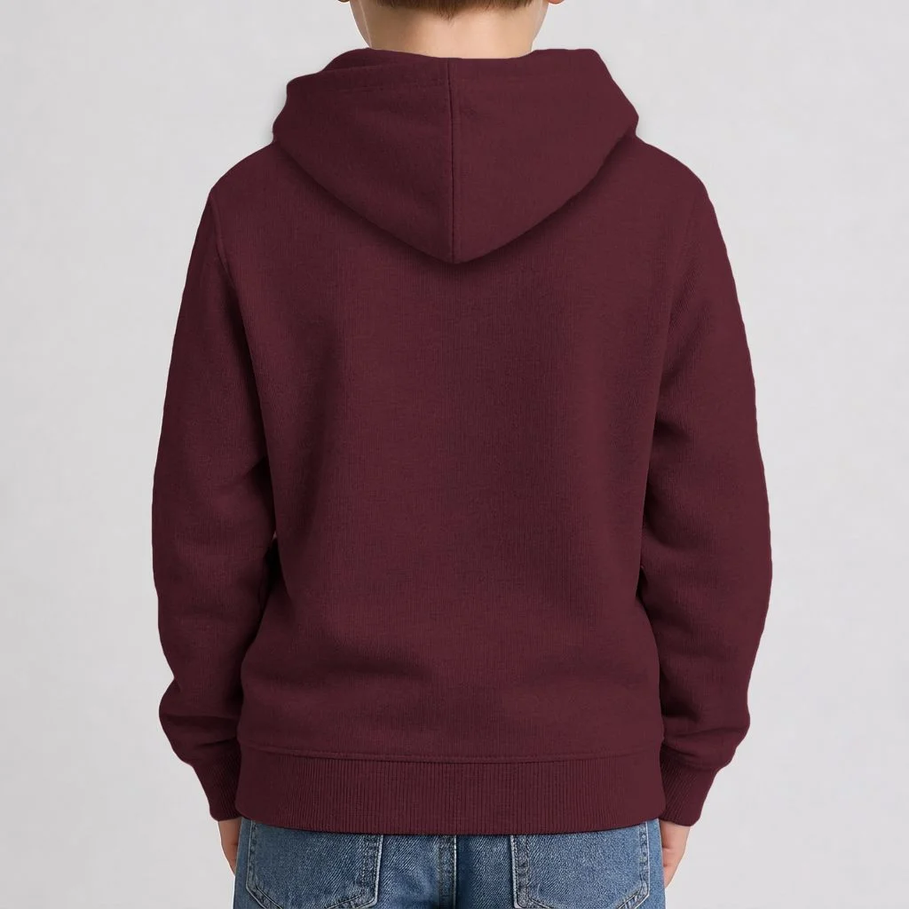 Custom Game Team Personalized Mascot Name Sports Spirit Kids Hoodie - Back 1