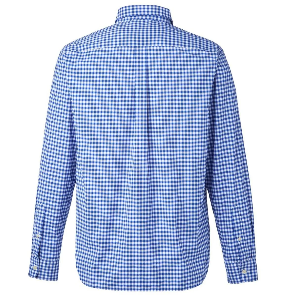Create Your Own Custom Men's On-The-Go Nylon Gingham Shirt - Back