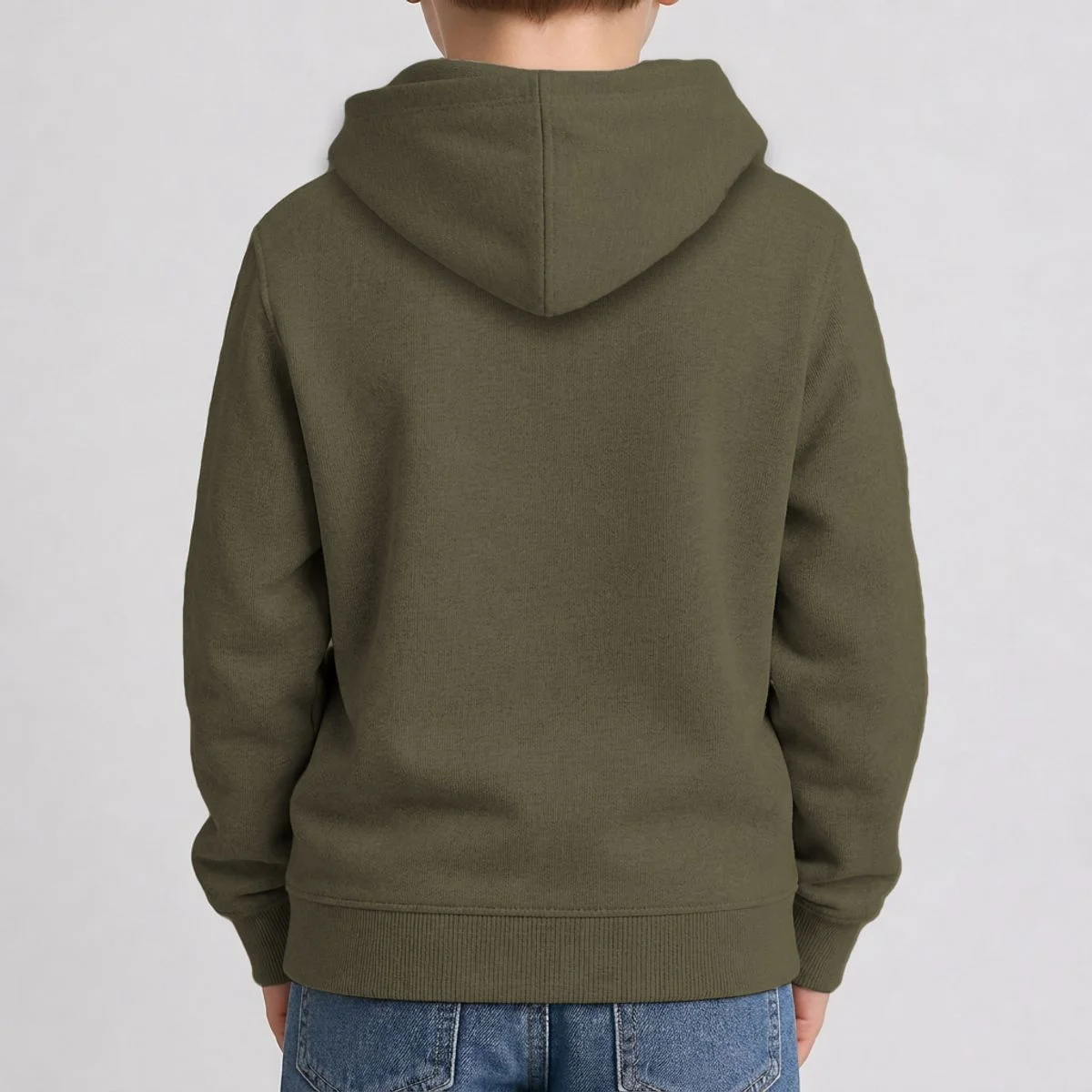 EGG HUNTER Your Name Personalized Easter Egg Hunter Custom Name Camo Bunny Rabbit Kids Hoodie - Back 1