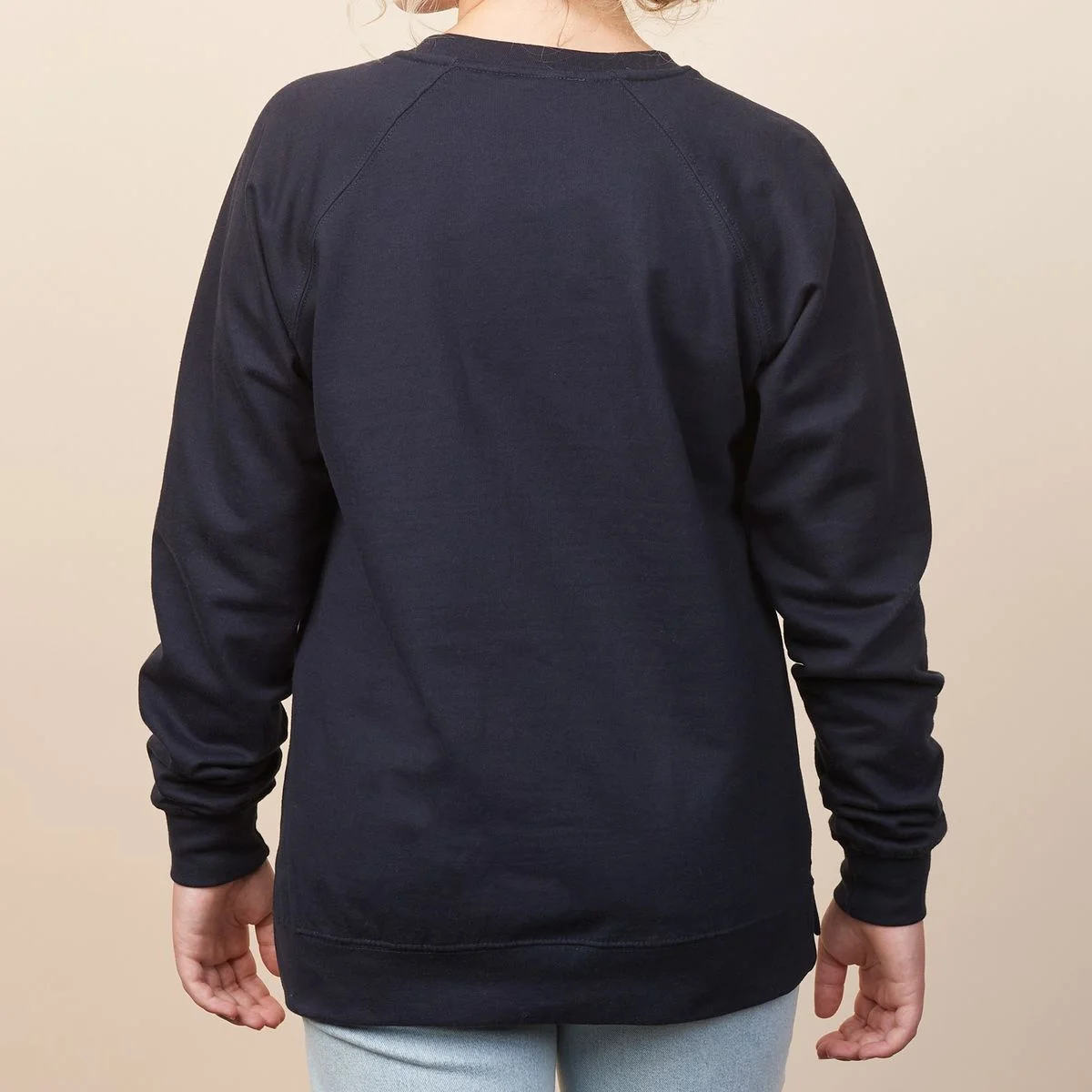 City or Text EMT Custom City or Text Personalized USA Flag Women's Sweatshirt - Back