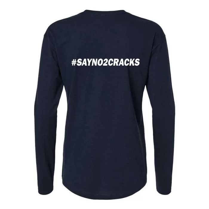Phone Clinic Womens Cotton Relaxed Long Sleeve T-Shirt - Back