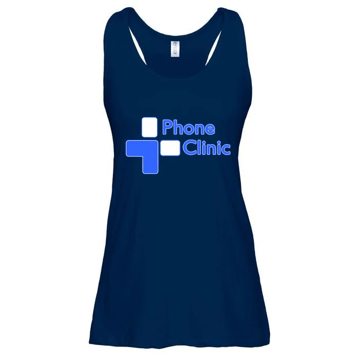 Phone Clinic Ladies Essential Flowy Tank - Front