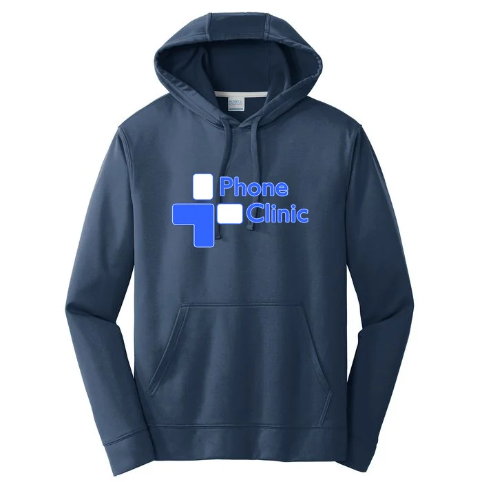 Phone Clinic Performance Fleece Hoodie - Front