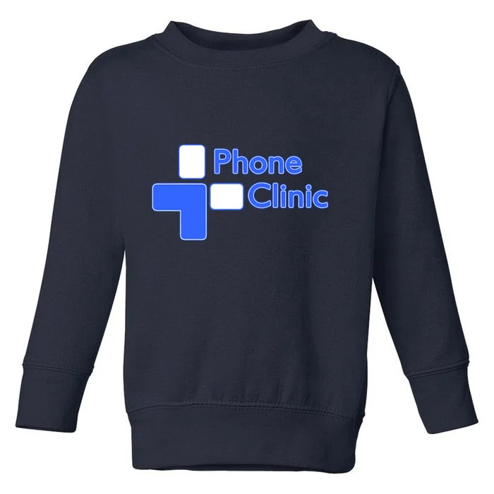 Phone Clinic Toddler Sweatshirt - Front