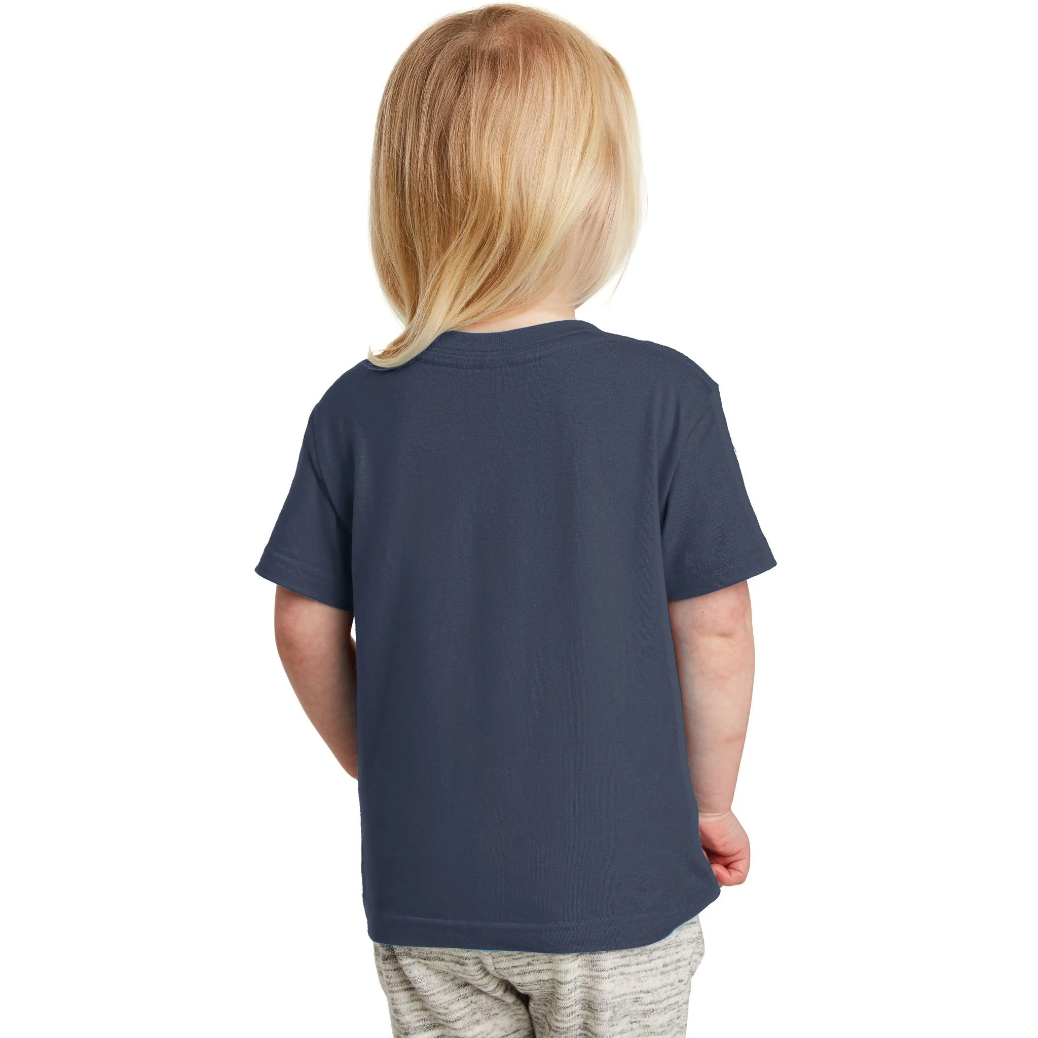 City or Text EMT Custom City or Text Personalized USA Flag Toddler T-Shirt - Back