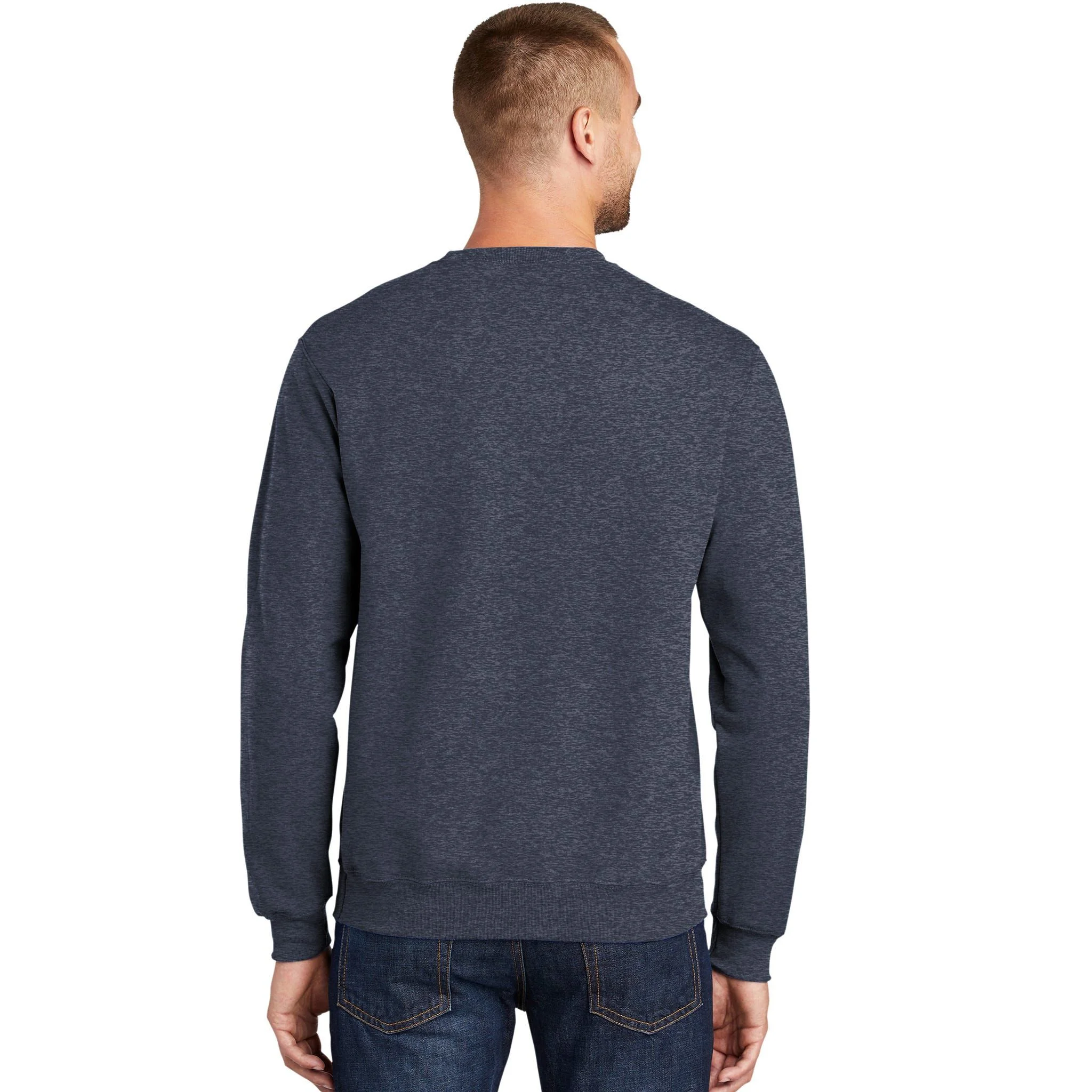 USA Flag Cross Christian Custom Personalized Text Sweatshirt - Back