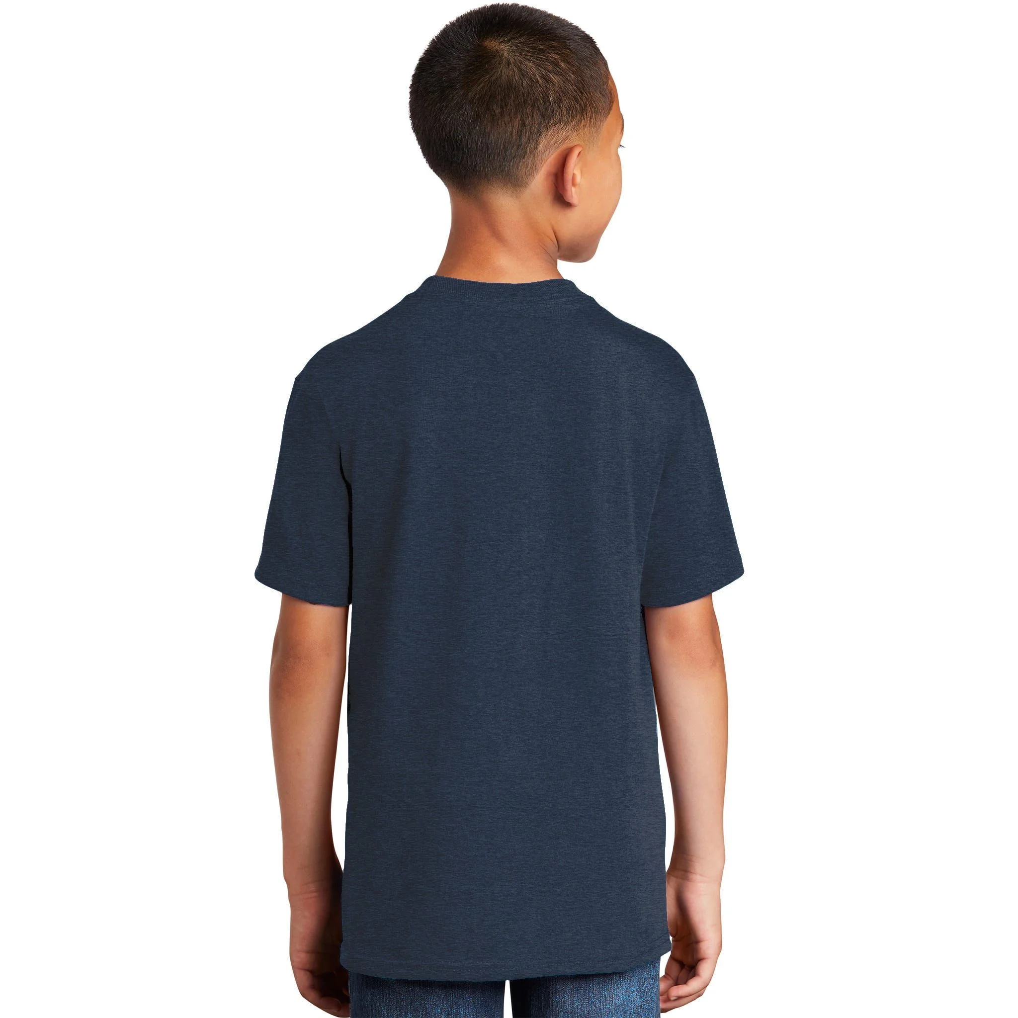 USA Flag Cross Christian Custom Personalized Text Kids T-Shirt - Back