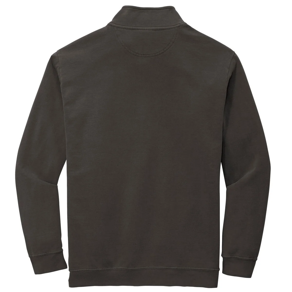 Create Your Own Custom Comfort Colors Garment Dyed Quarter Zip Sweatshirt - Back