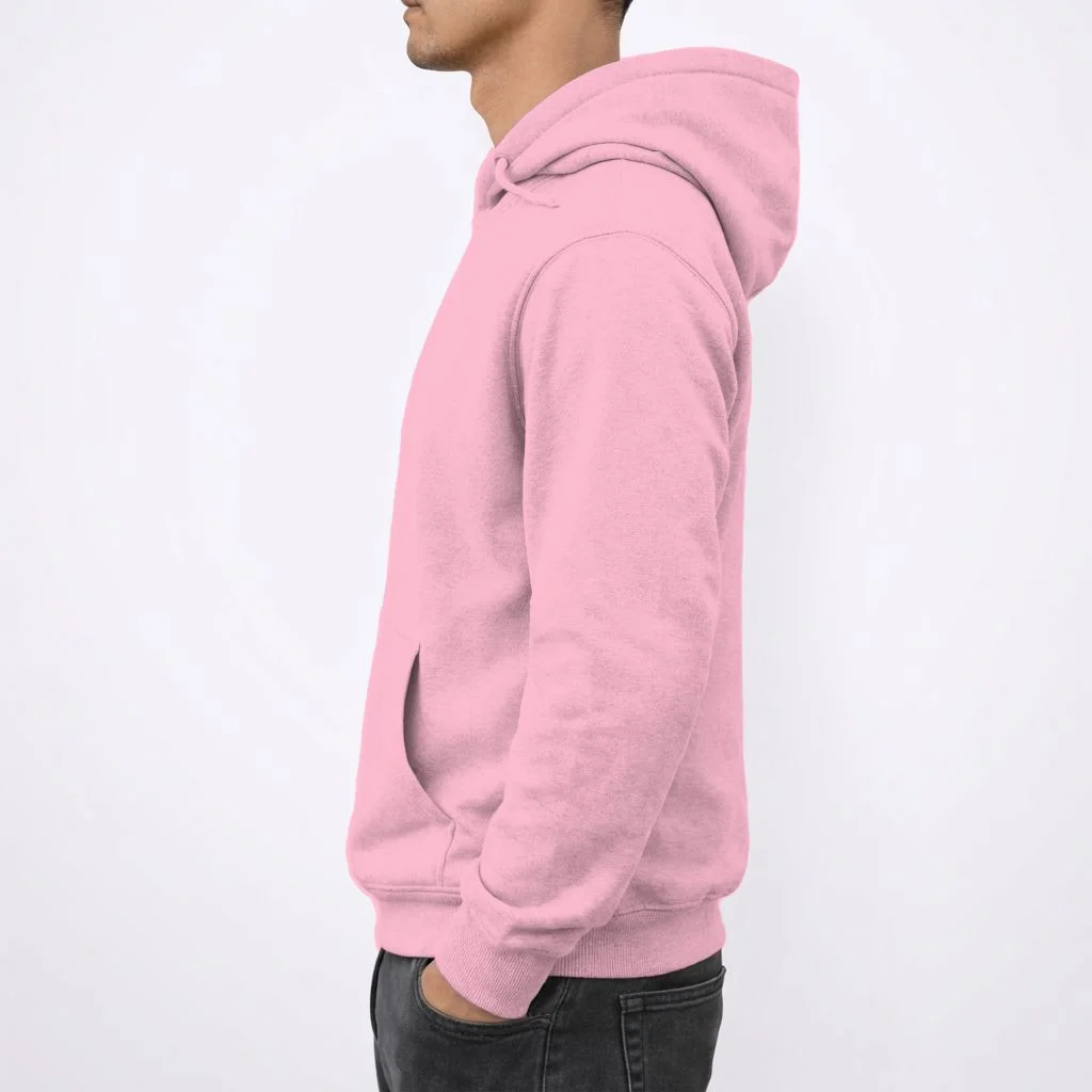 Your Text Personalized Custom Text Cute Girls Easter Bunny Hoodie - Left Sleeve