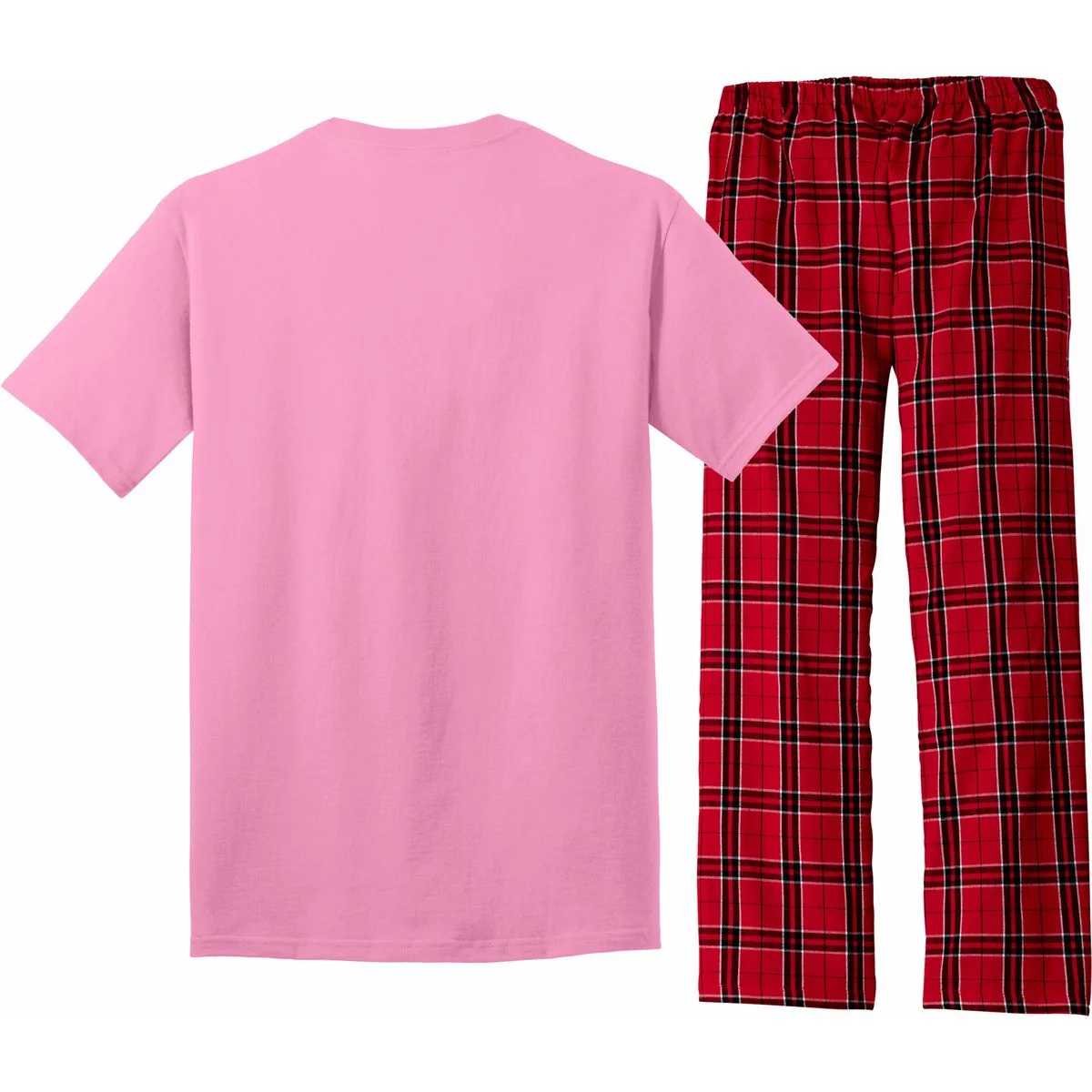 Your Text Personalized Custom Text Cute Girls Easter Bunny Pajama Set - Back