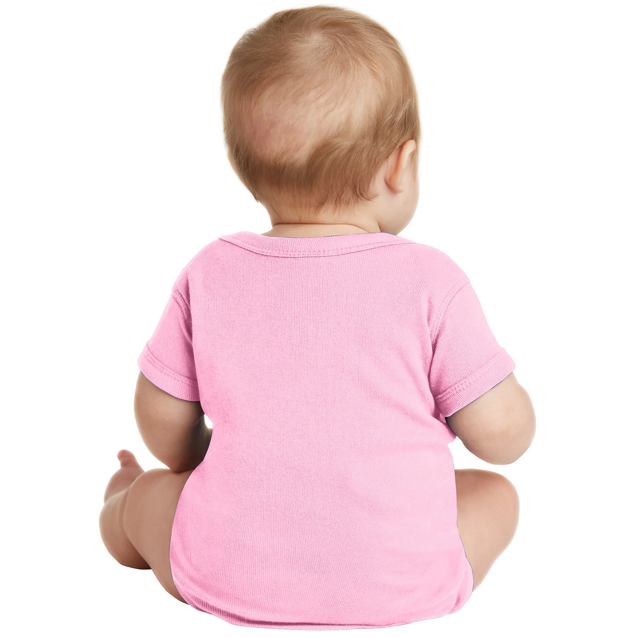 Personalized Custom Name Pink Ribbon Raccoon Breast Cancer Awareness Baby Bodysuit - Back