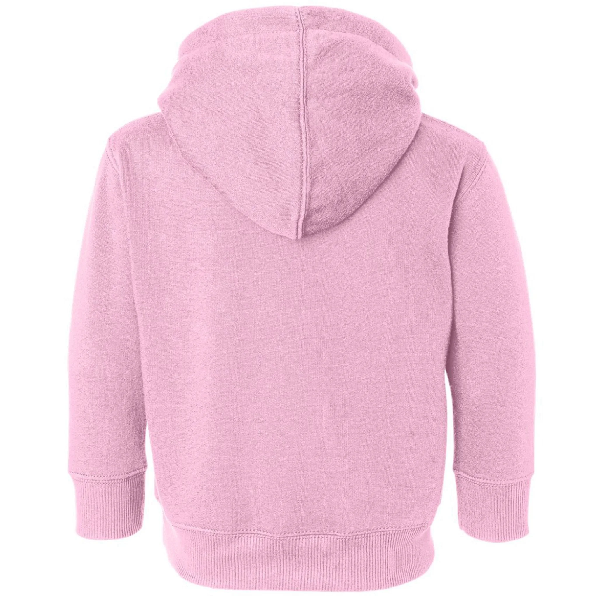 Your Text Personalized Custom Text Cute Girls Easter Bunny Toddler Hoodie - Back