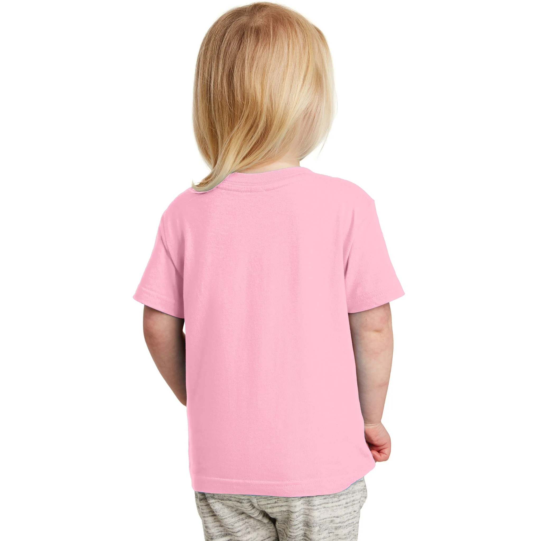 Personalized Custom Name Pink Ribbon Raccoon Breast Cancer Awareness Toddler T-Shirt - Back